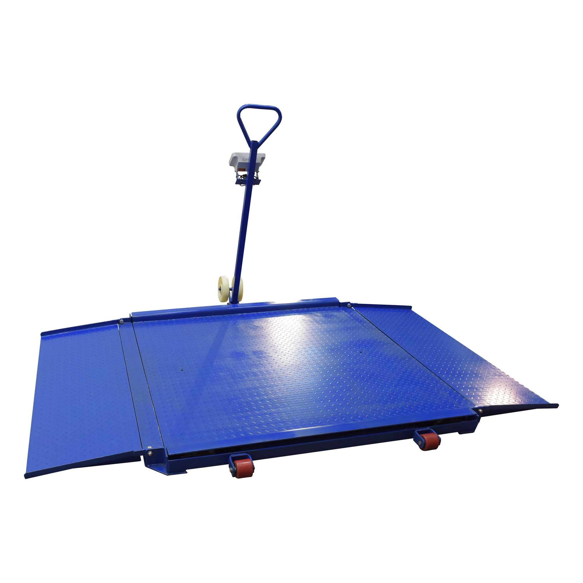 Vestil Portable Diamond Plate Scale - 3000 Lb. Capacity, 59in. Platform Width, Model# VPFS-3C